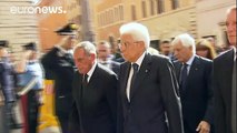 Italia se despidió este sábado del expresidente Carlo Azeglio Ciampi