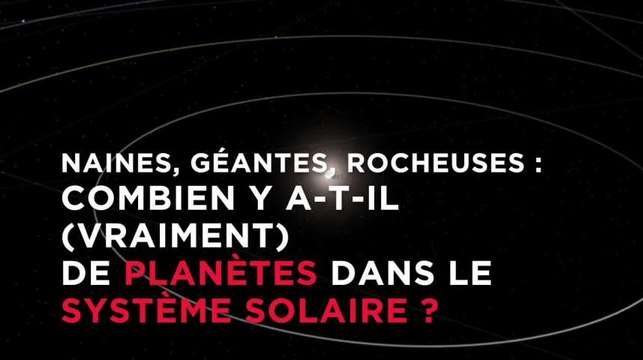 Combien y a-t-il de planètes dans le système solaire ?
