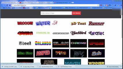 how to creat logo for youtube video telugu