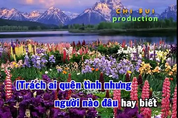 Karaoke - Trách ai vô tình