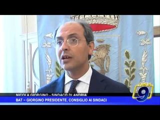 BAT | Giorgino presidente, il Consiglio ai sindaci