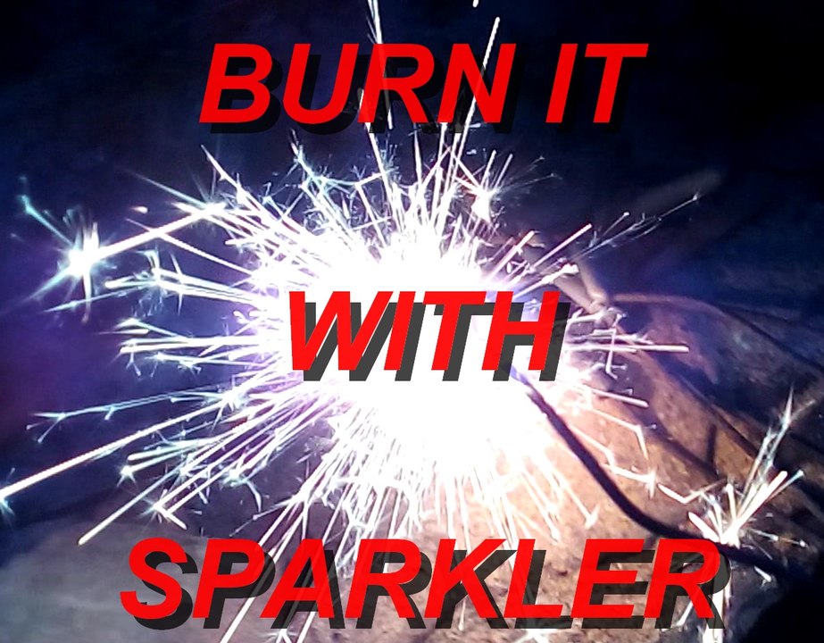 Hellfire - Bottles on Fire (filled with Sparklers)