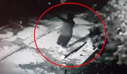 Maganda dehşeti güvenlik kamerasında