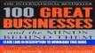 Collection Book 100 Great Businesses and the Minds Behind Them