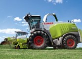 Mais hakselen Van Bakel Dairy 2015 - Claas Jaguar 980_ MF 8737_ MF 8670_ CAT 966M_ USA Equipment