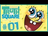 SpongeBob Truth or Square Walkthrough Part 1 (Wii, X360, PSP) ~~ Level 1 ~~