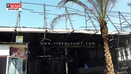 بالفيديو .. السيطرة على حريق بشاطئ ونادى صحى بالغردقة دون خسائر