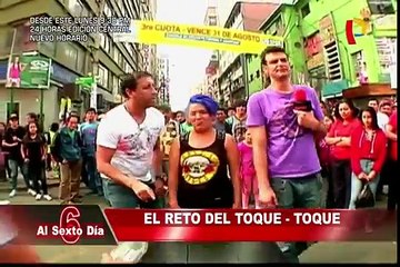 El reto del toque-toque: un divertido desafío con Marco Antonio