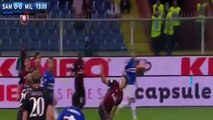 Sampdoria vs Milan 0-1 Highlights - Ampia Sintesi - Sept, 16-2016
