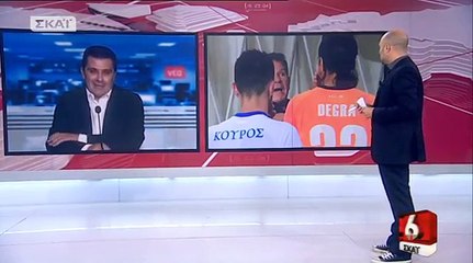 Έκρηξη Κούγια για το λάθος του Degra-Σκάι (ΑΕΛ-Ηρακλής 2016-17)