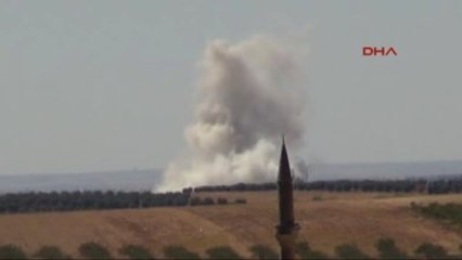 Kilis Işid Hedefleri Karadan ve Havadan Vuruluyor