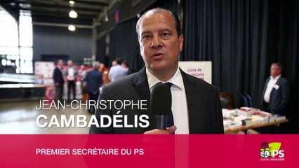 Jean-Christophe Cambadélis fait le bilan de la première Université de l'Engagement