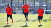 FC Barcelona training session: Recovery session before Atlético preparations begin