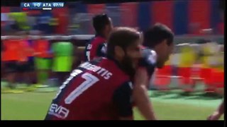 Marco Boriello Early Goal vs Atalanta (1-0)
