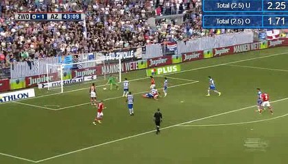 Wouter Weghorst Goal HD PEC Zwolle 0-1 AZ Alkmaar 18.09.2016 HD