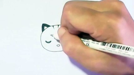 How to Draw Cartoon :: Sleeping Cat.