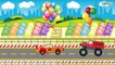 Car Cartoons - The Fire Truck with Racing Cars | Emergency Trucks Cartoon for kids