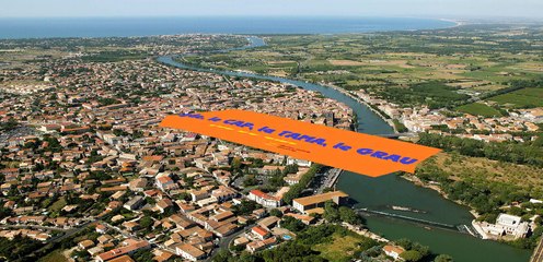 Agde et le Cap d'Agde vue du ciel