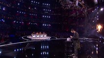 Tape Face Creative Mime Puts a Toilet Seat on Mel B America's Got Talent 2016