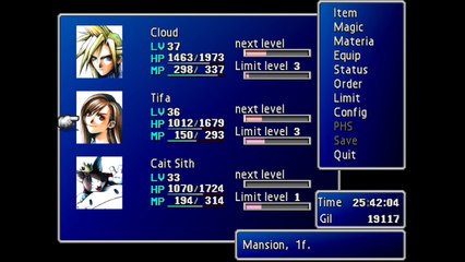 Final Fantasy VII Part 034 - E Skill ????, Vincent and Sephiroth Walk Into a Mansion