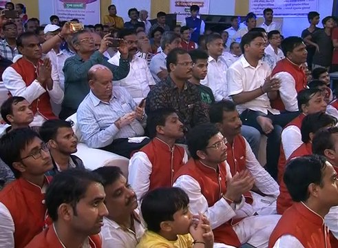 Ahmedabad Jain Muni Shri 68 fasting Parnotsav by Gujarat CM Vijay Rupani