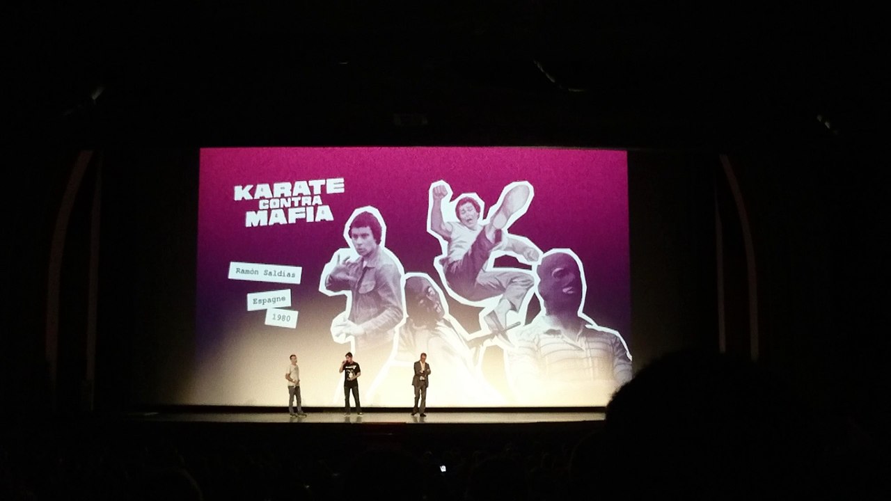 Présentation de Karaté Contre Mafia à la nuit Nanarland 2016