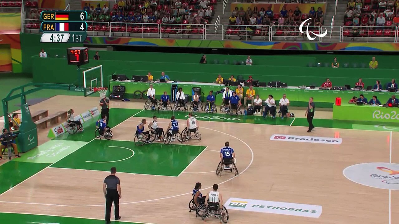 HANDIBASKET - M5 - GERMANY-FRANCE 1/4 de FINALE - RIO 2016