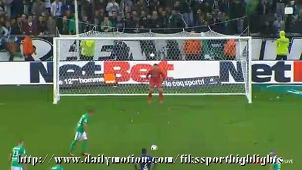 Romain Hamouma Goal AS Saint-Etienne 1-0 Bastia - 18-09-2016 HD