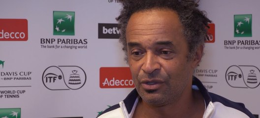 Coupe Davis 2016 #CROFRA - La réaction de Noah après la défaite