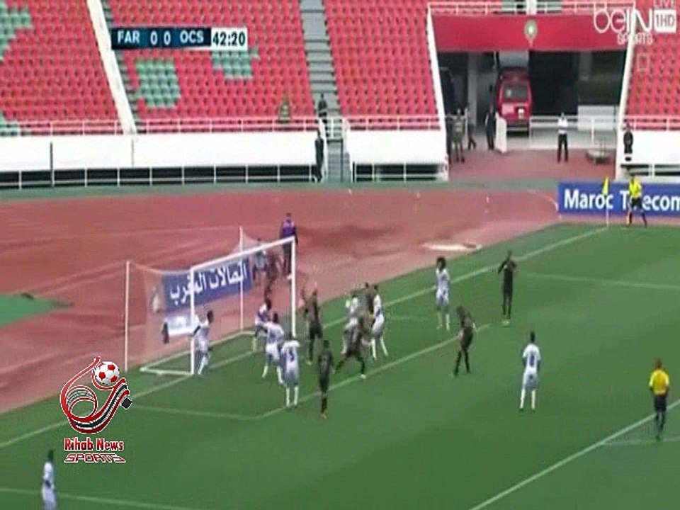 اهداف مباراة ( الجيش الملكي 2-0 أولمبيك آسفي ) الدوري المغربي