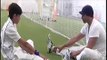 Shoaib Akhtar trains young fast bowler Faizan Yousaf at the Lord - Video Dailymotion