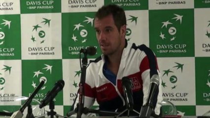 Coupe Davis 2016 - Richard Gasquet : "Noah, le meilleur des capitaines"