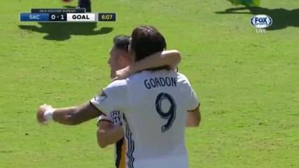 Alan Gordon Goal - Sporting Kansas City 0-1 Los Angeles Galaxy (18/09/2016)