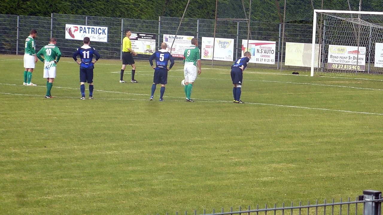 Arret de Georges sur penalty contre Escaudoeuvres B le Dimanche 18 Septembre 2016