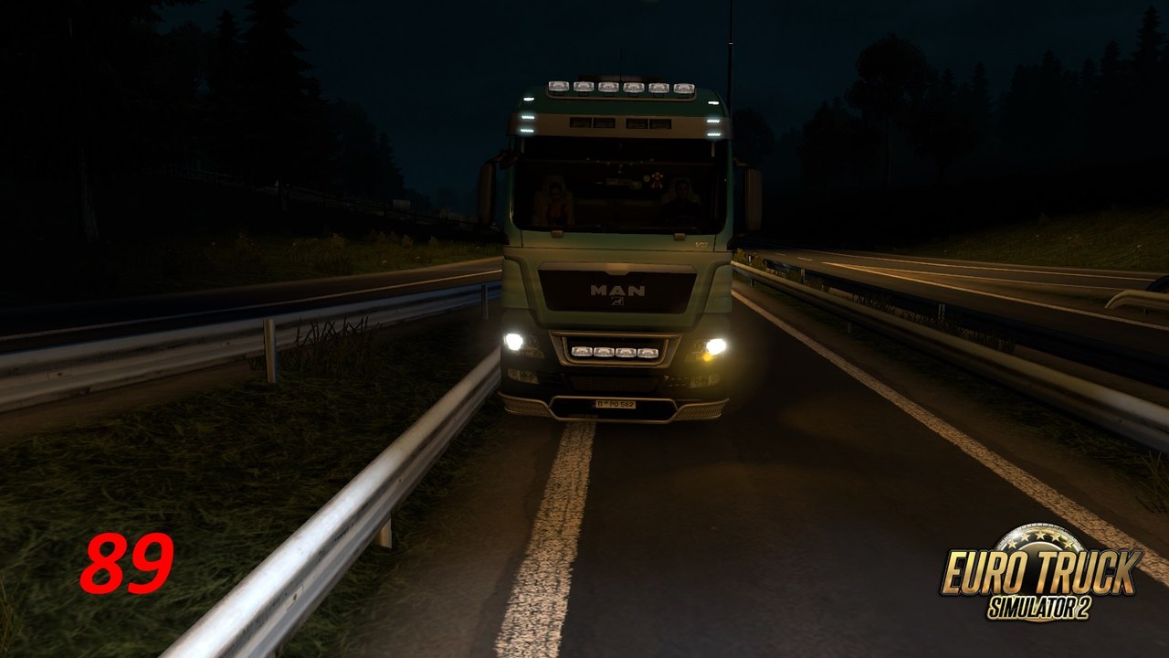 Let's play von ets 2 ( #89 ) bin an der leitplanke hängen geblieben