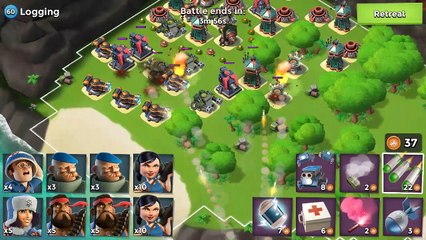 Boom Beach, attack village lost "Logging" EP Level 60 (blogoteca.eu)