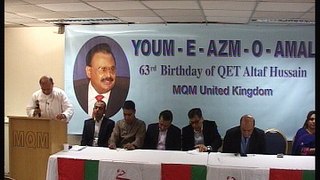 Founder and Leader MQM Mr. Altaf Hussain 63rd Birthday  Celebration in London