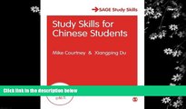 behold  Study Skills for Chinese Students (SAGE Study Skills Series)