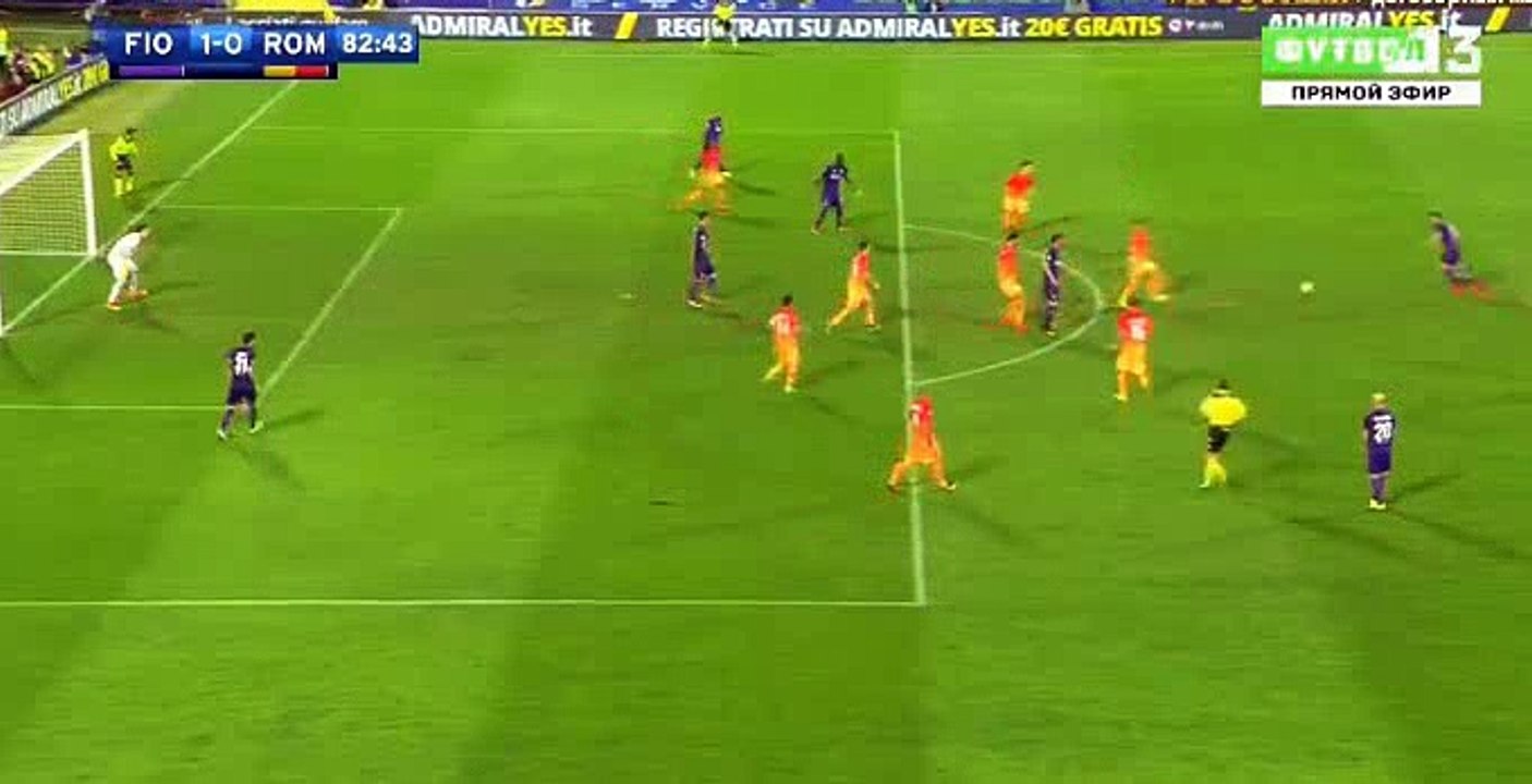 Milan Badelj Goal - Fiorentina	1-0	AS Roma 18.09.2016