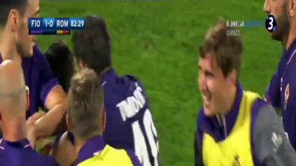 Fiorentina vs AS Roma 1-0  Milan Badelj Goal  (Serie A) 18-09-16 HD