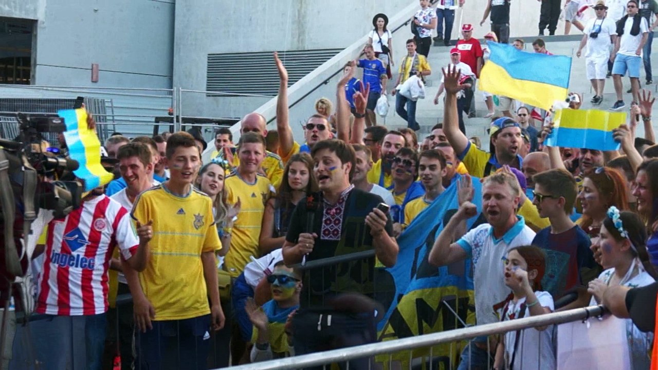 cz. 2/4: Francja EURO 2016 // Marsylia, mecz Ukraina - Polska, Nicea