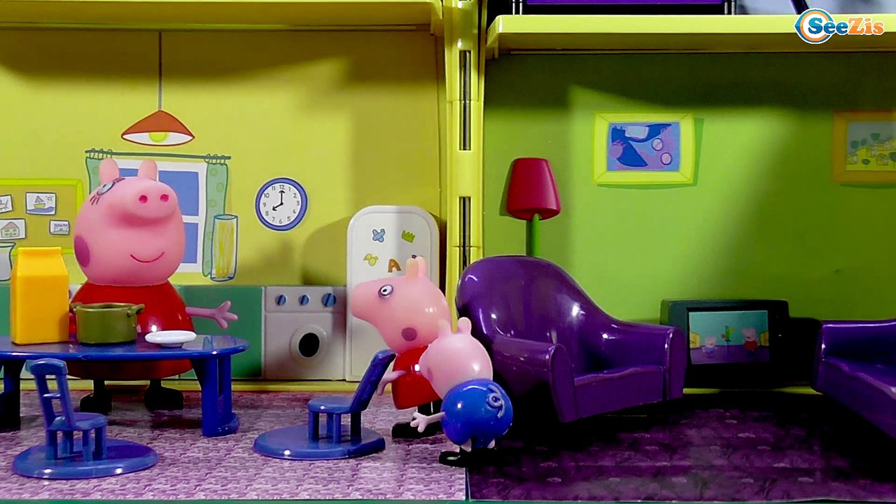 Мультик с игрушками Свинка Пеппа объелась ШОКОЛАДНЫМ ПИРОГОМ Мультики для детей Peppa Pig Серия 69