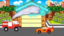 Cartoons Fire Truck adventures & Cars   1 hour vehicles kids videos compilation incl Ambulance