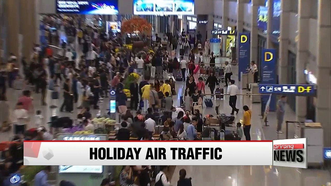 Incheon Int'l Airport packed as Koreans return from Chuseok holiday