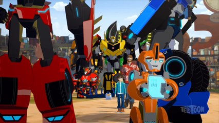 Transformers Robots in Disguise S02E15/S03E02 Strongarm's Big Score
