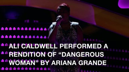 Ali Caldwell's “The Voice” audition blew all four coaches away