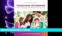 READ THE NEW BOOK Strategies for Teaching Students with Learning and Behavior Problems, Enhanced
