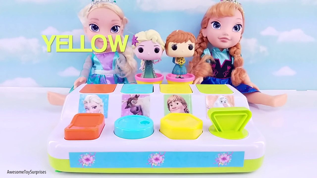 Learn Colors Disney Frozen Pop Up Pals Toy Surprises Fun Kids 1