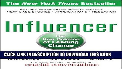 [PDF] Influencer: The New Science of Leading Change, Second Edition Full Colection