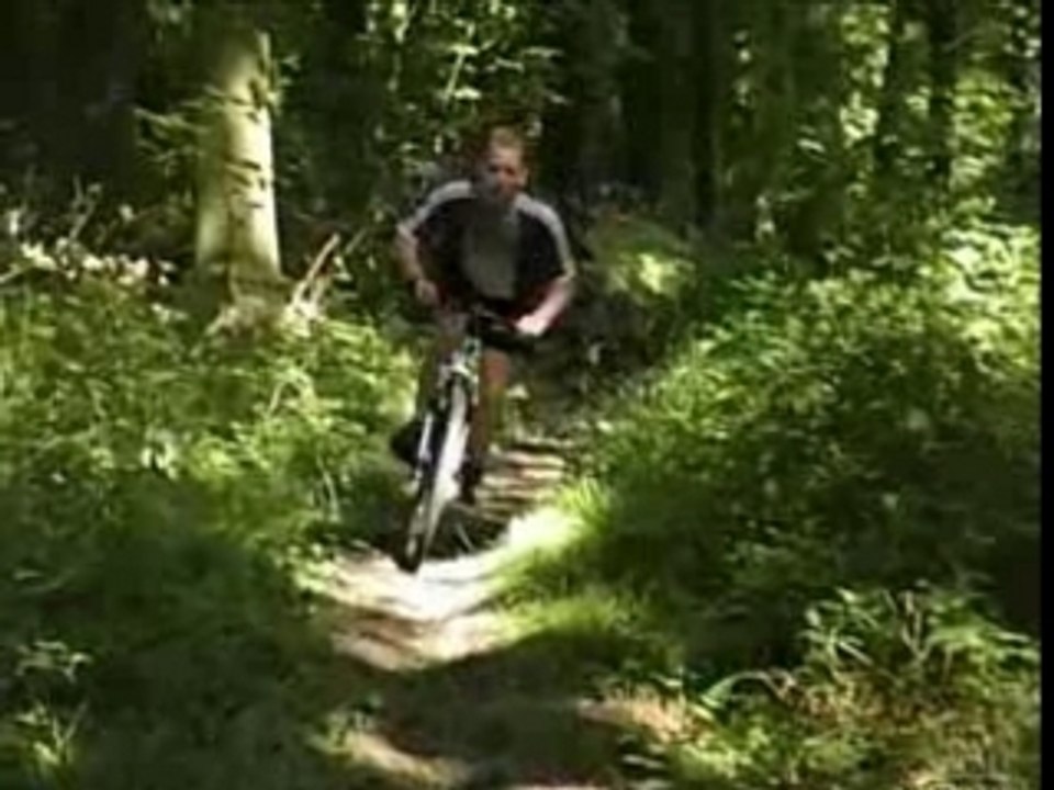 Grosse chute vtt